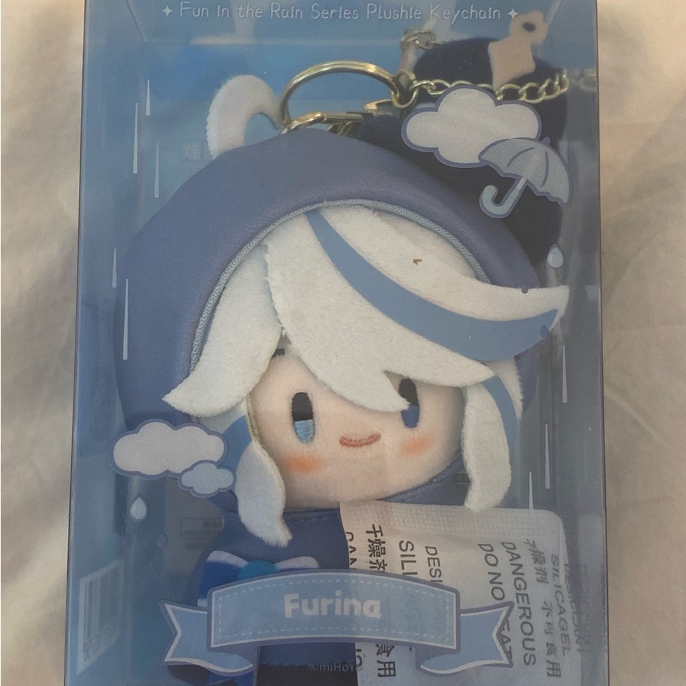 Furina Genshin Impact Plush Keychain Fun in the Rain Series miHoYo - Picture 3 of 7